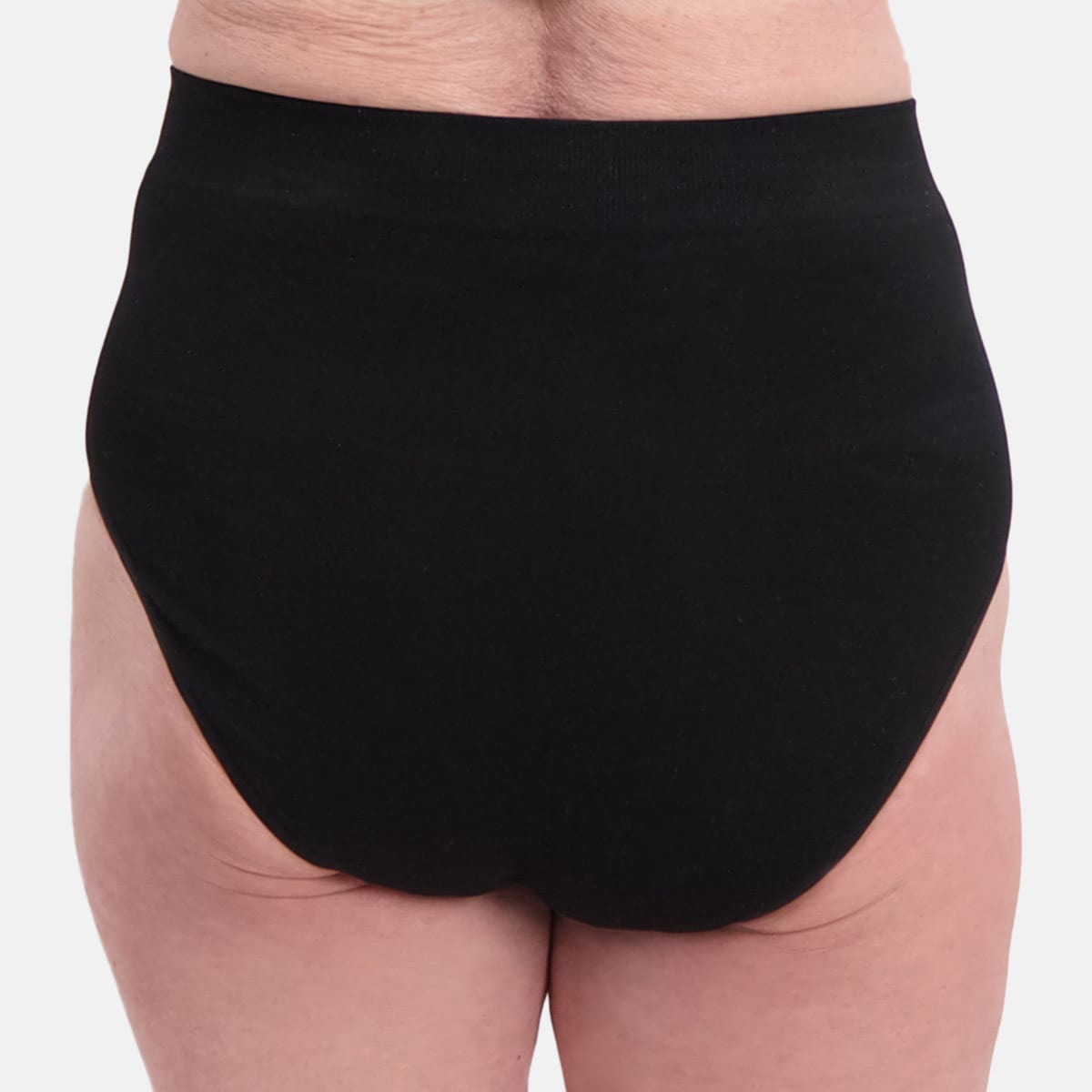 Bamboo Basics - Seamless Extra High Briefs Amy  - Zwart