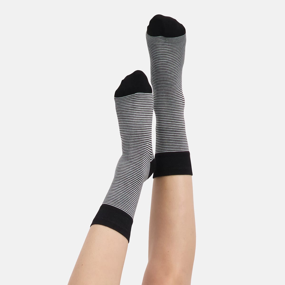 Bamboo Basics - Sokken Beau  - Zwart gestreept