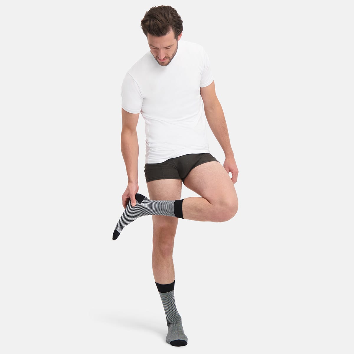 Bamboo Basics - Sokken Beau - Zwart gestreept