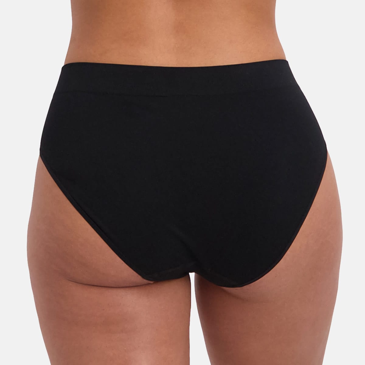 Bamboo Basics - Seamless Full Briefs Belle  - Zwart