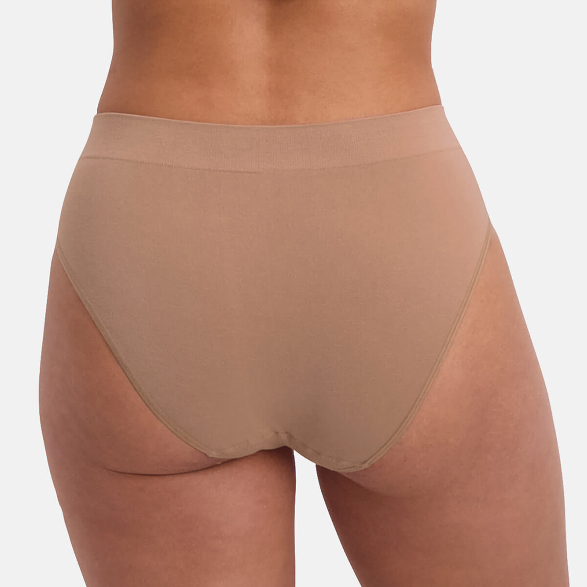 Bamboo Basics - Seamless Full Briefs Belle  - Tan