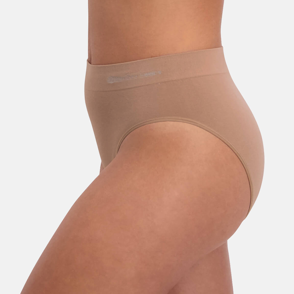 Bamboo Basics - Seamless Full Briefs Belle  - Tan