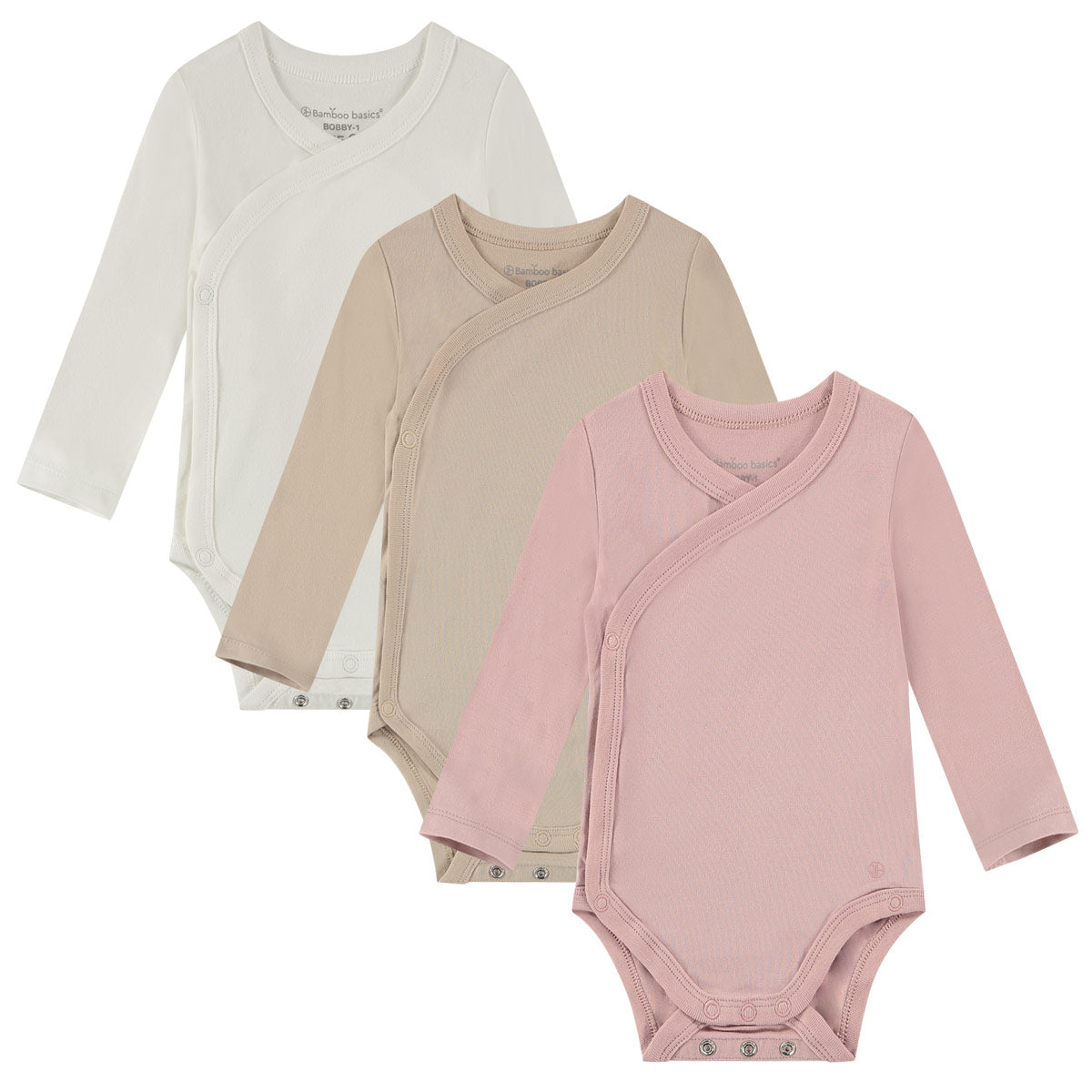 Bamboo Basics Overslagromper lange mouw pack shot