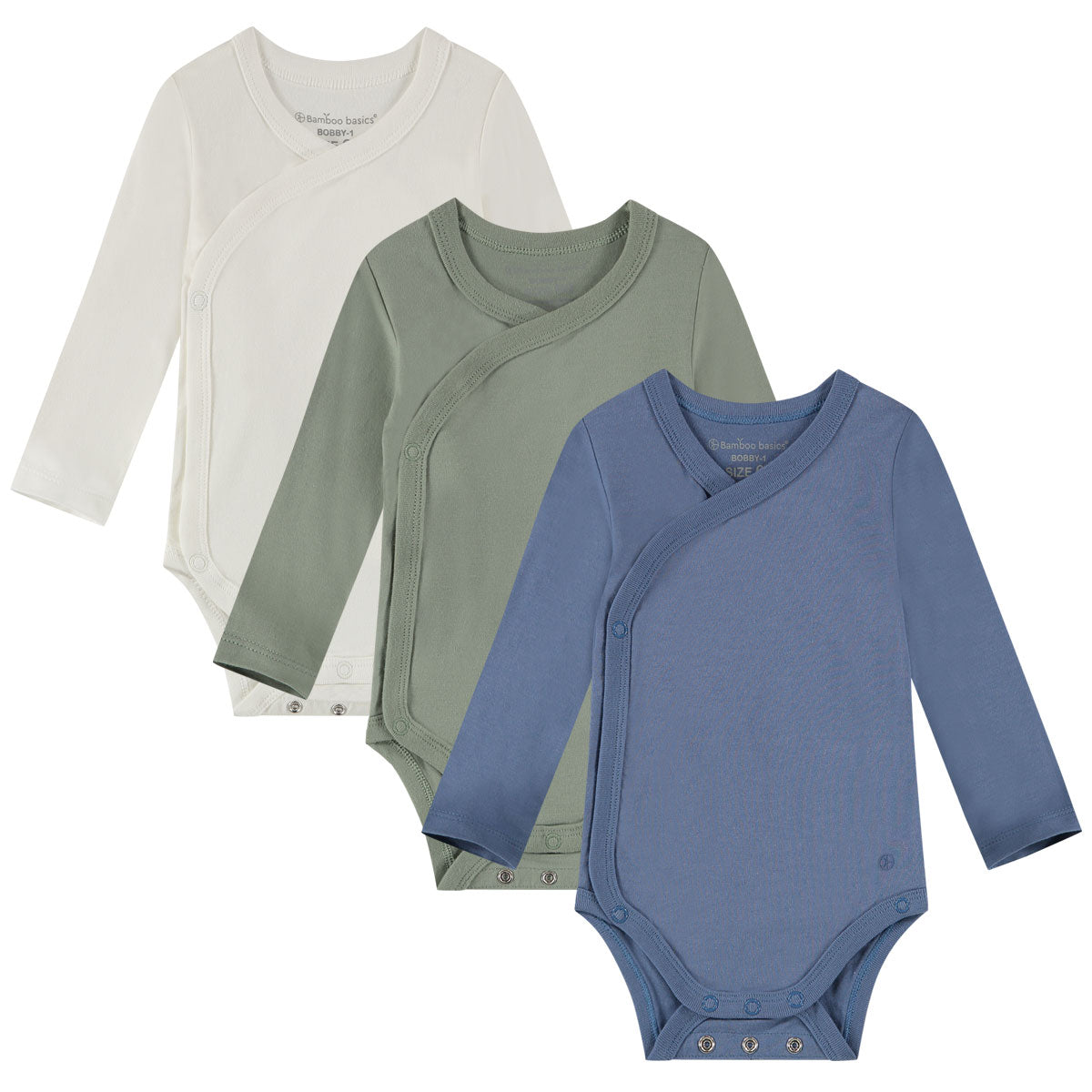 Bamboo Basics Overslagromper lange mouw pack shot