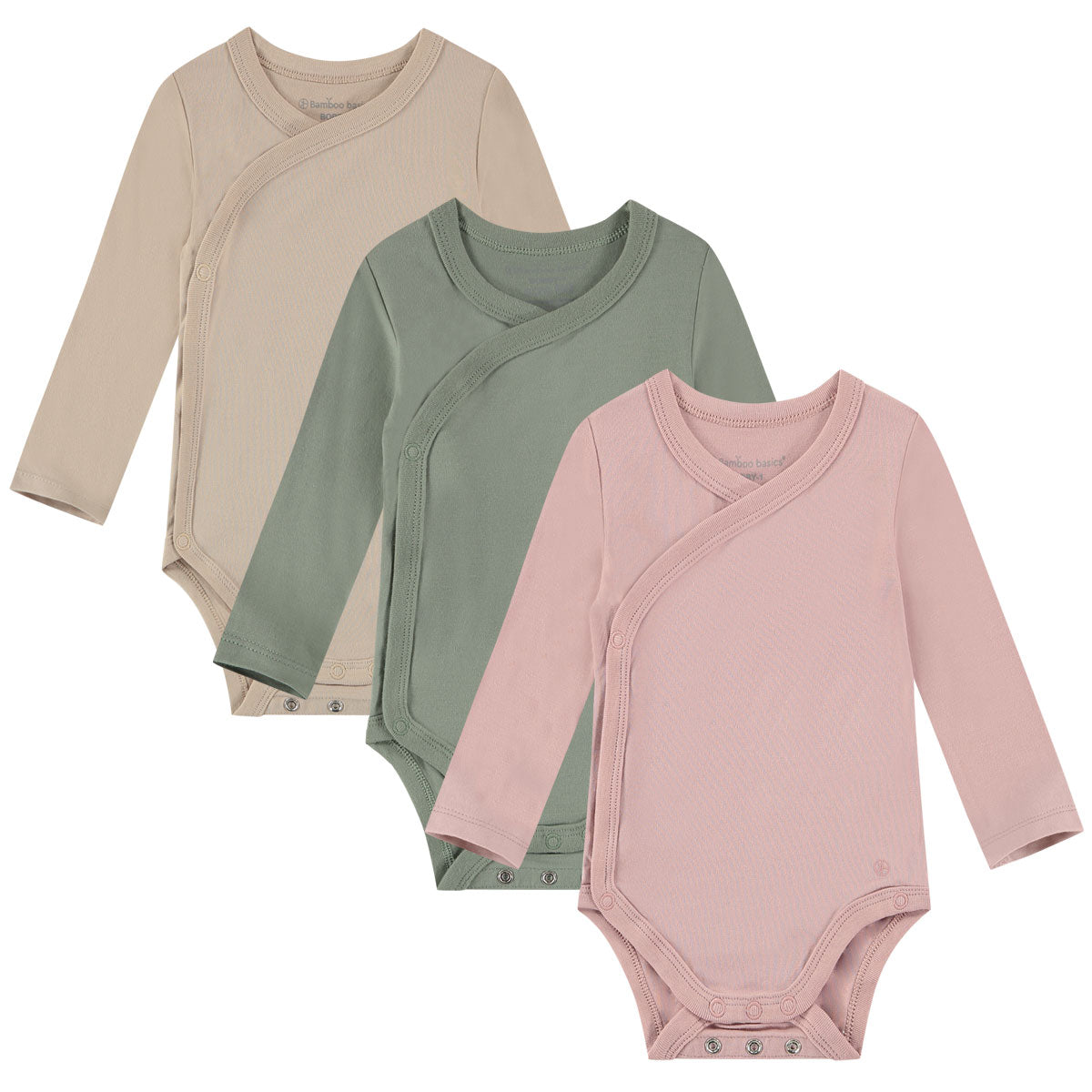 Bamboo Basics Overslagromper lange mouw pack shot