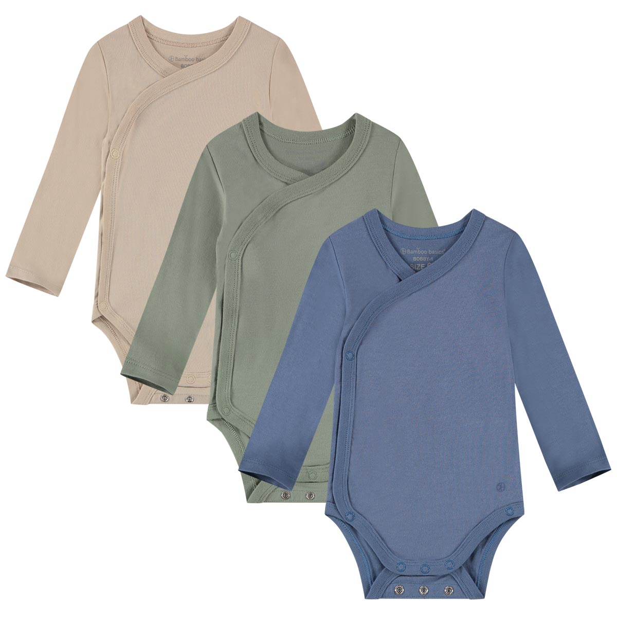 Bamboo Basics Overslagromper lange mouw pack shot