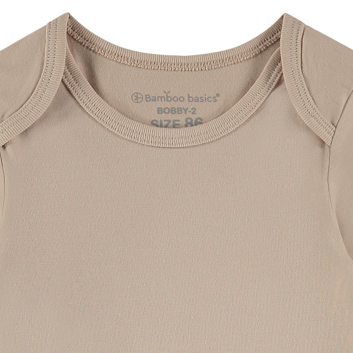 Bamboo Basics - Romper BOBBY lange mouw  - Beige, Groen & Blauw