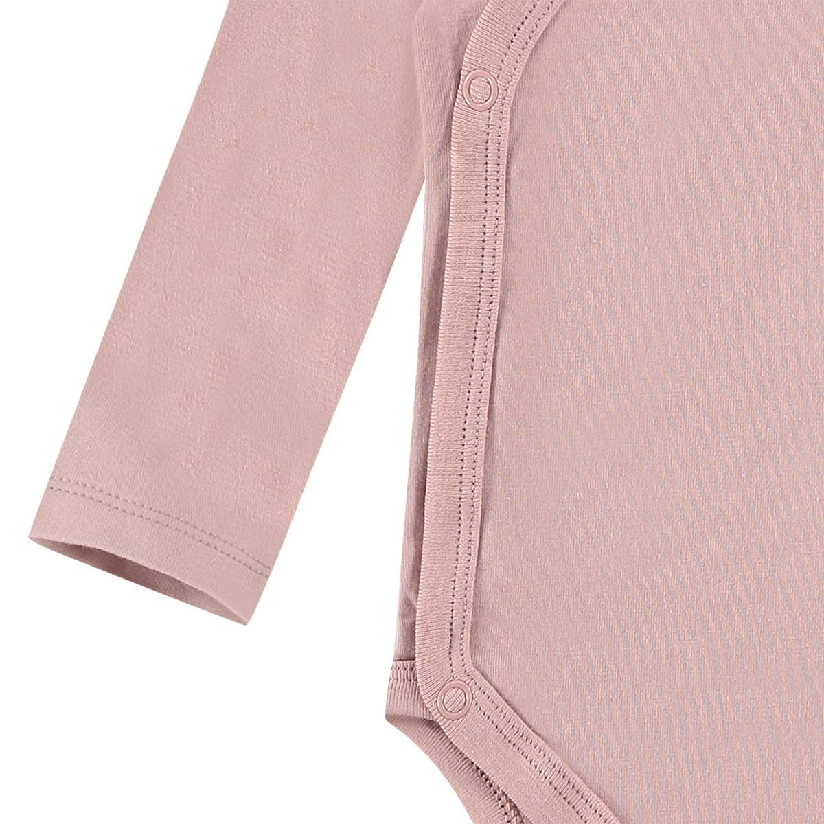 Bamboo Basics - Overslagromper lange mouw BOBBY  - Off White, Beige & Roze