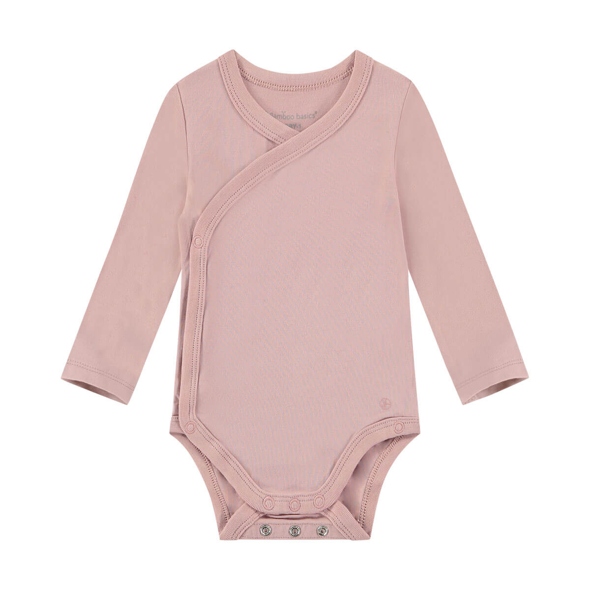 Bamboo Basics Overslagromper lange mouw pack shot