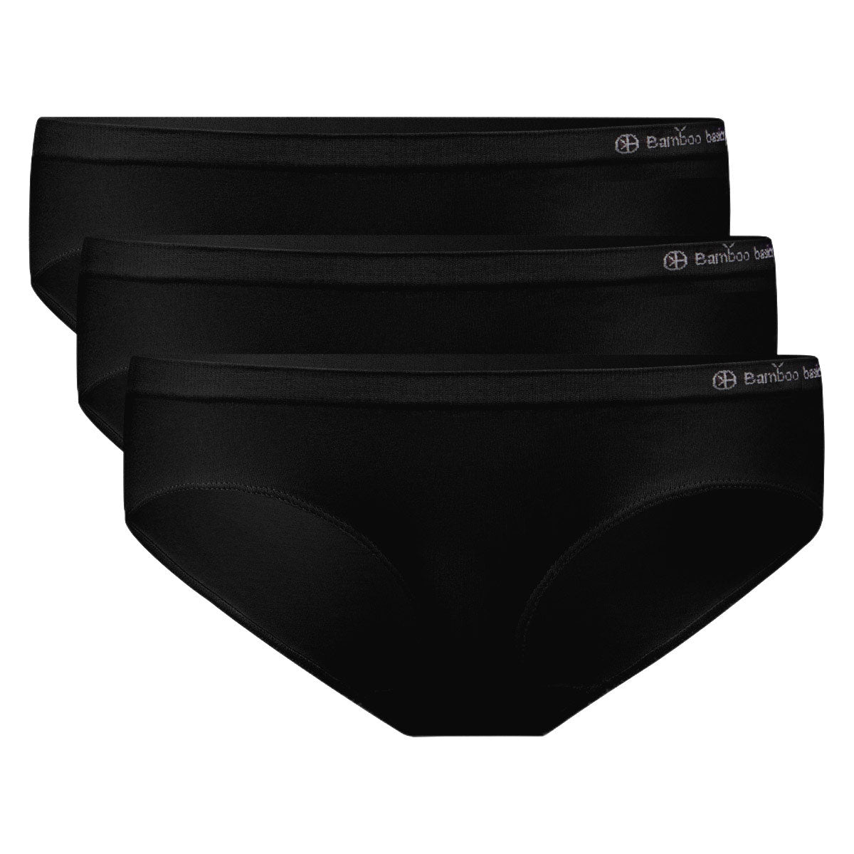 Bamboo Basics Seamless Hip Slip Chloe  - Zwart - pack shot