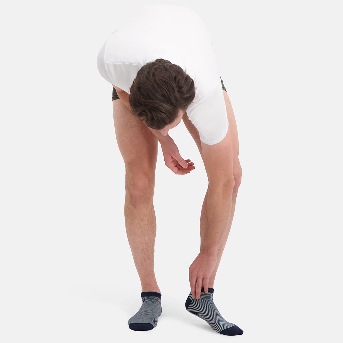 Bamboo Basics - Sneakersokken Dani  - Navy gestreept