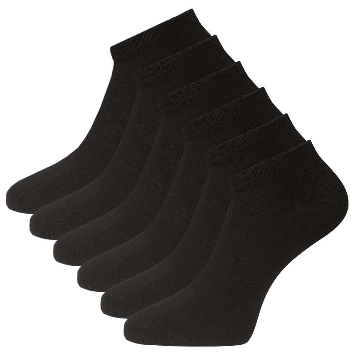 Sneakersokken Dani (6-pack) - Zwart