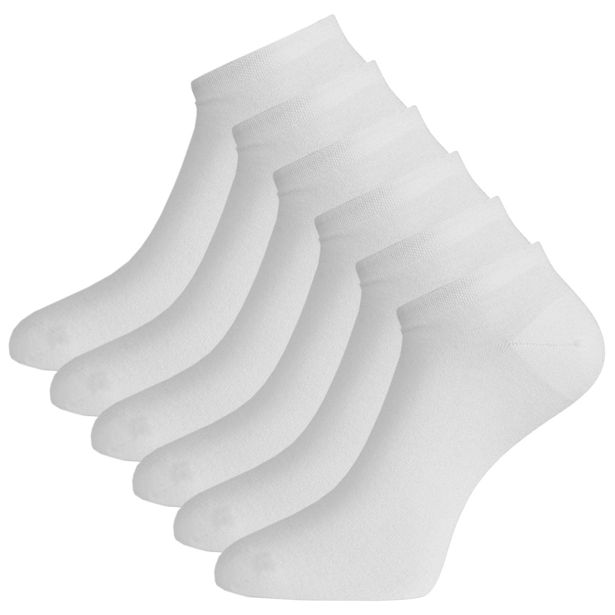 Sneakersokken Dani (6-pack) - Wit