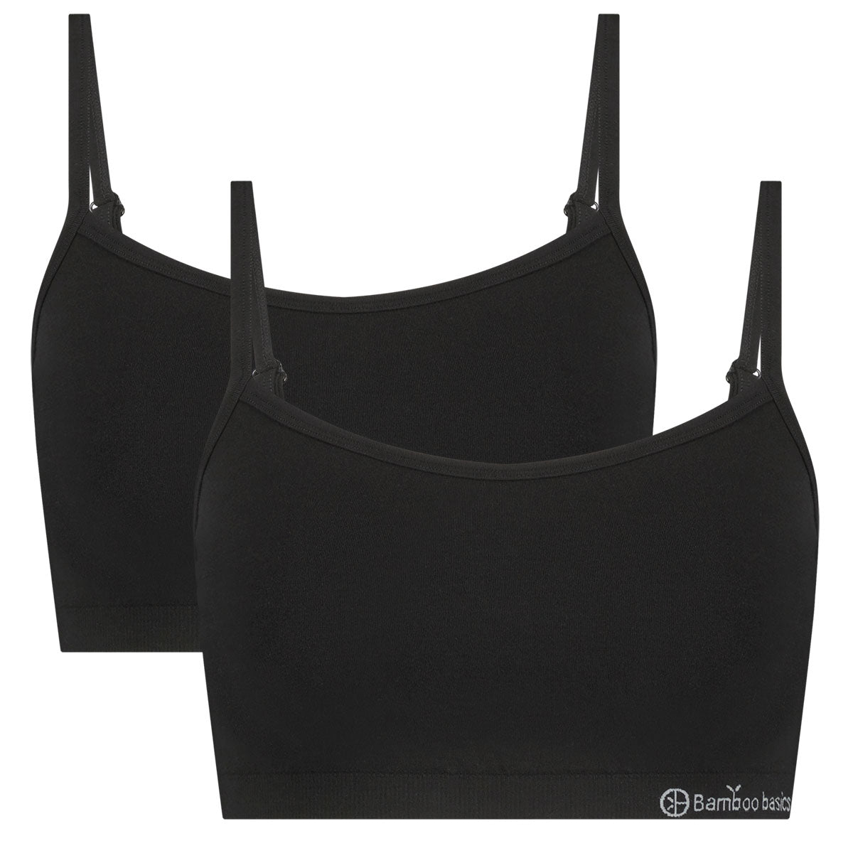 Bamboo Basics Seamless Bra Elle  - Zwart - pack shot