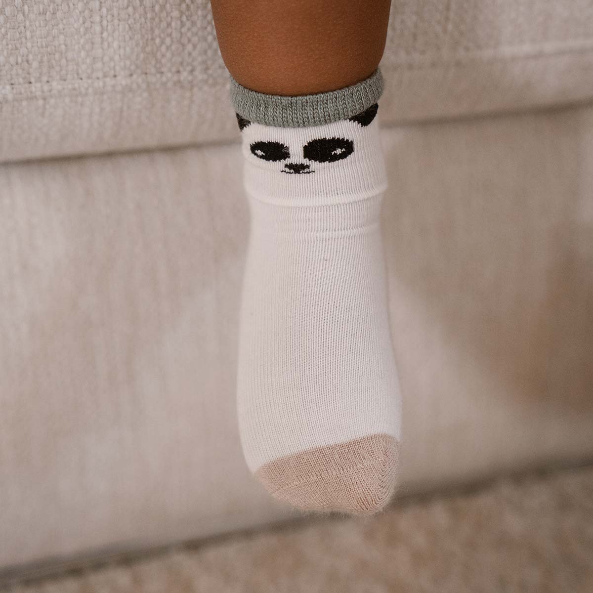 Bamboo Basics - Sokjes HARLEY  - 2x Off White Panda