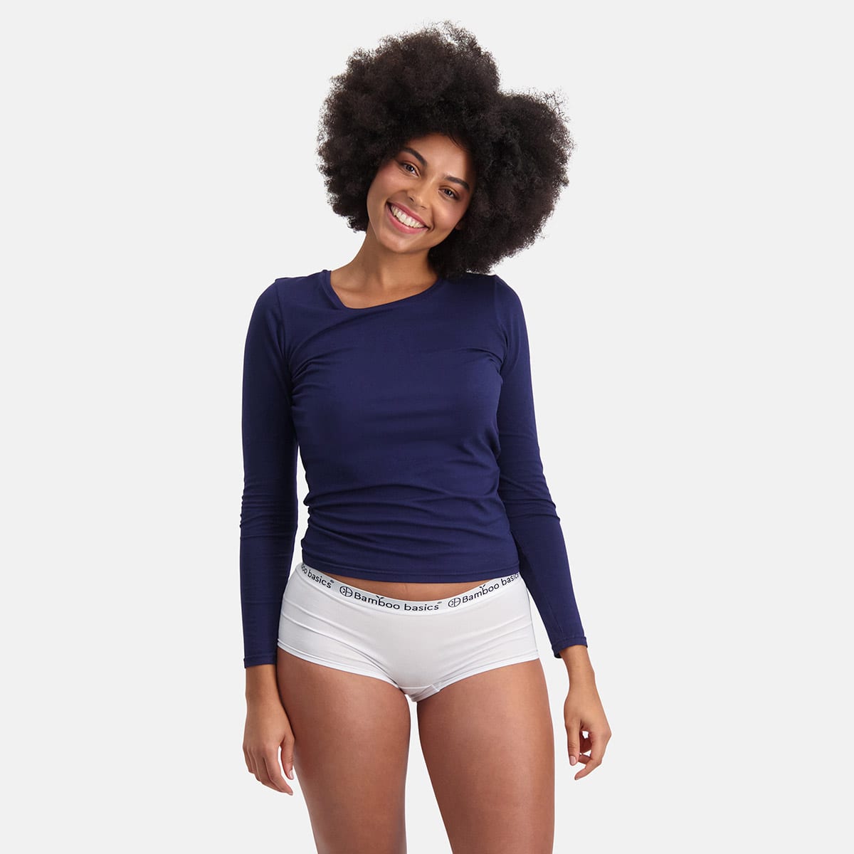 Bamboo Basics - Hipsters Iris  - Wit