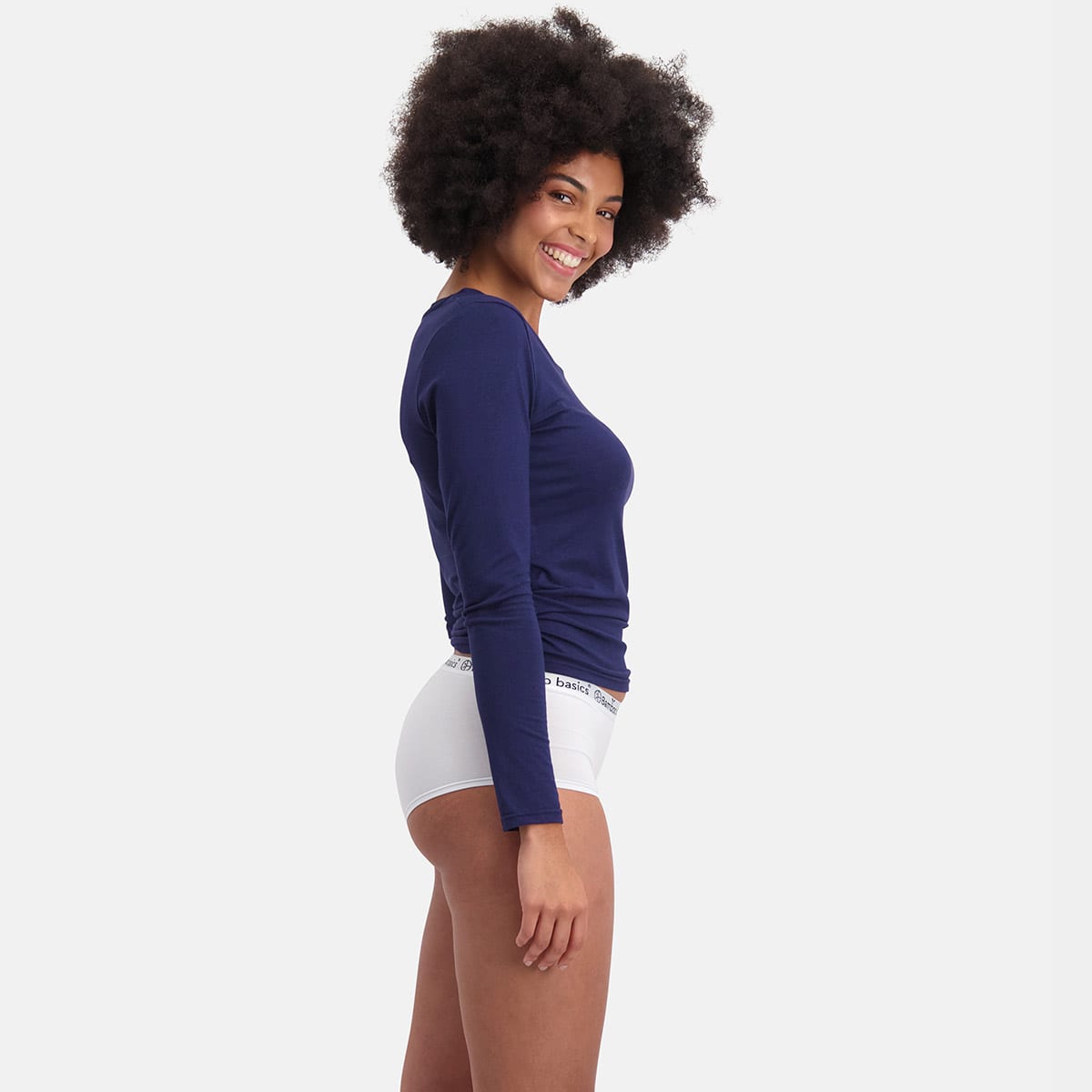 Bamboo Basics - Hipsters Iris  - Wit