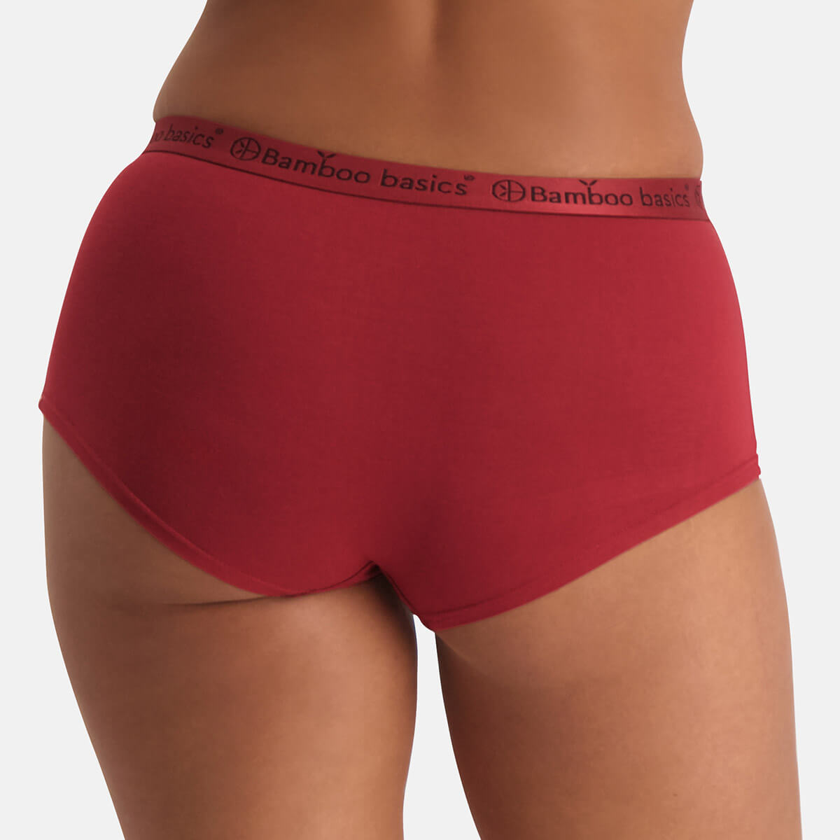 Bamboo Basics - Hipsters Ivy - Bordeaux Rood