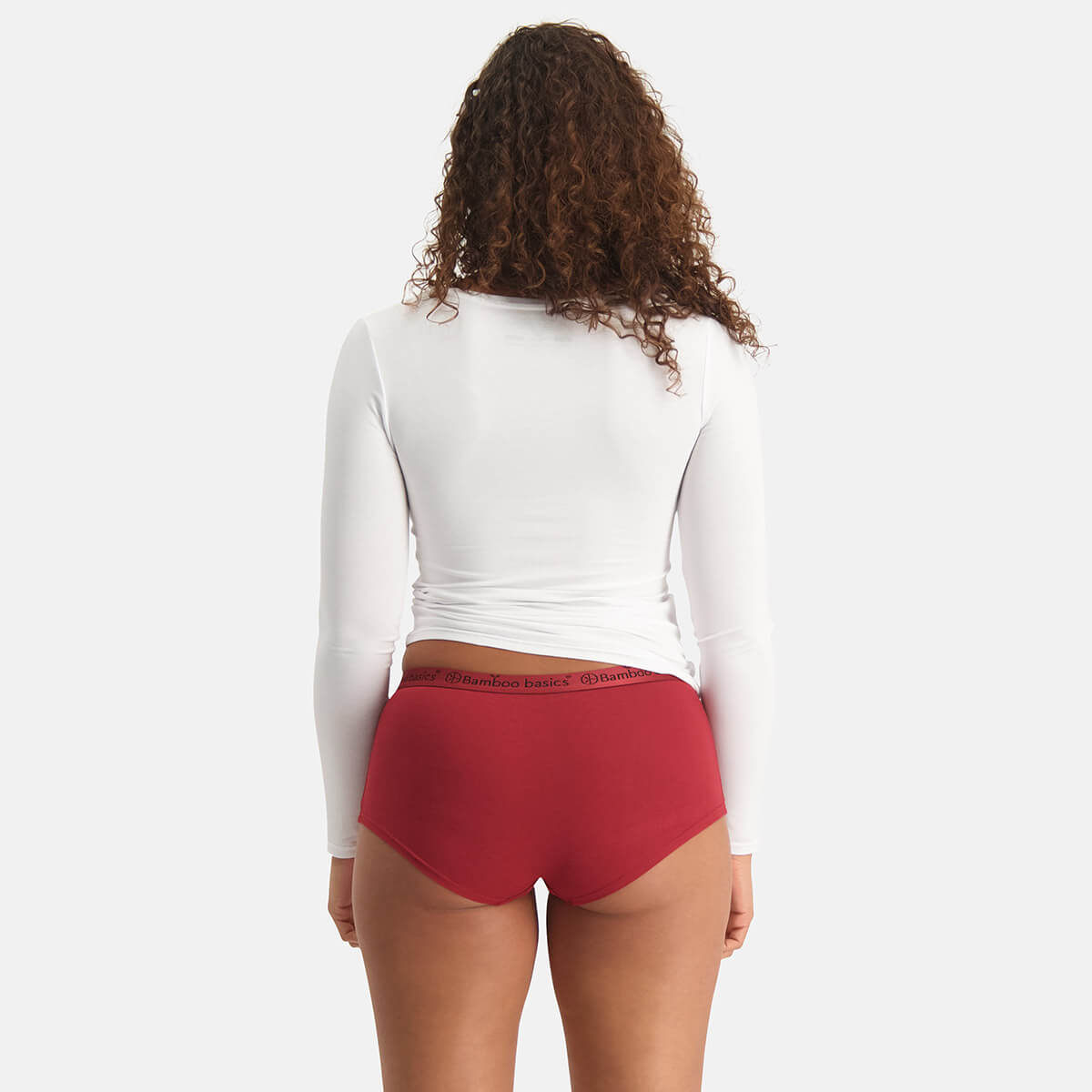 Bamboo Basics - Hipsters Ivy - Bordeaux Rood