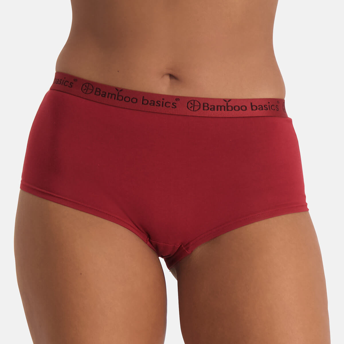 Bamboo Basics - Hipsters Ivy - Bordeaux Rood