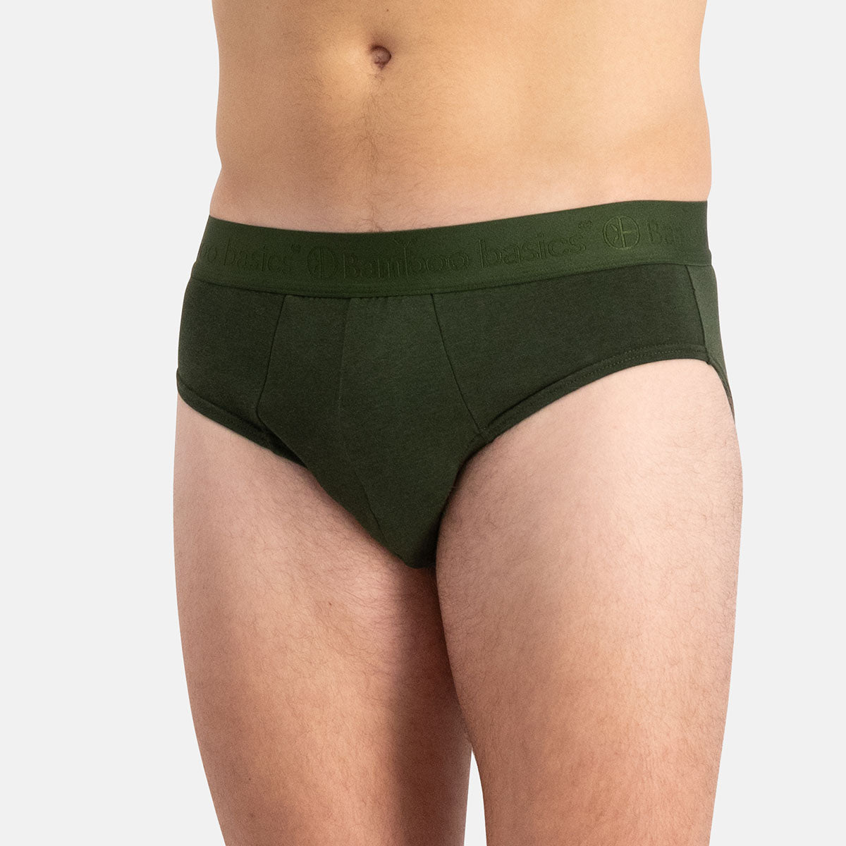 Bamboo Basics - Slips James  - Navy, Army & Zwart Ton Sur Ton