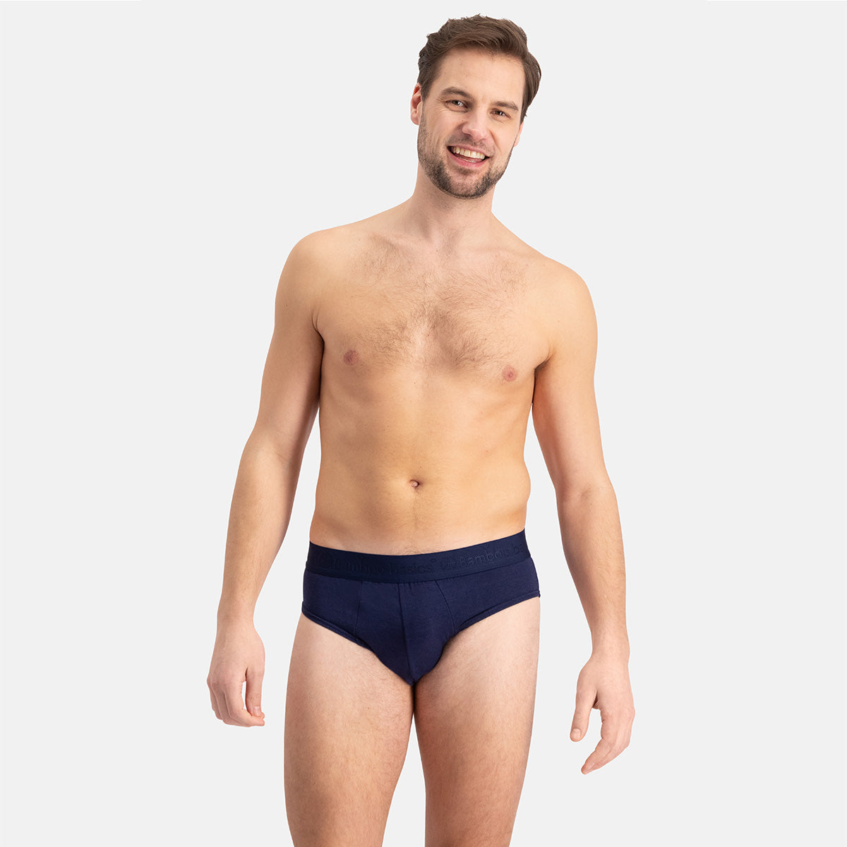 Bamboo Basics - Slips James  - Navy, Army & Zwart Ton Sur Ton
