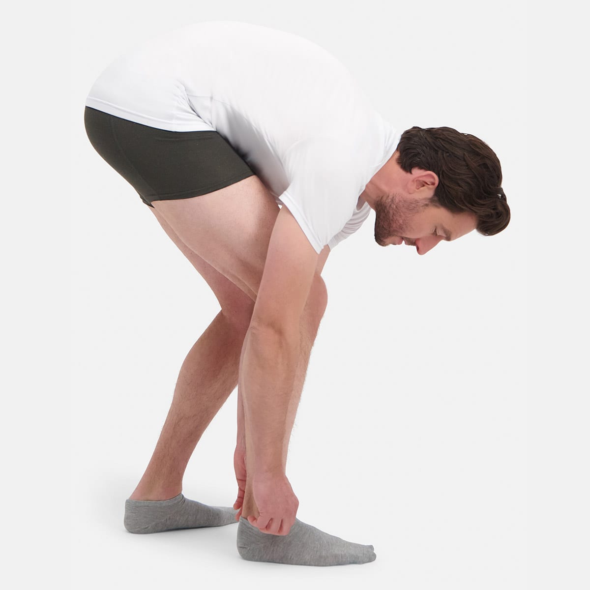 Bamboo Basics - Footies Jamie  - Grey Melange