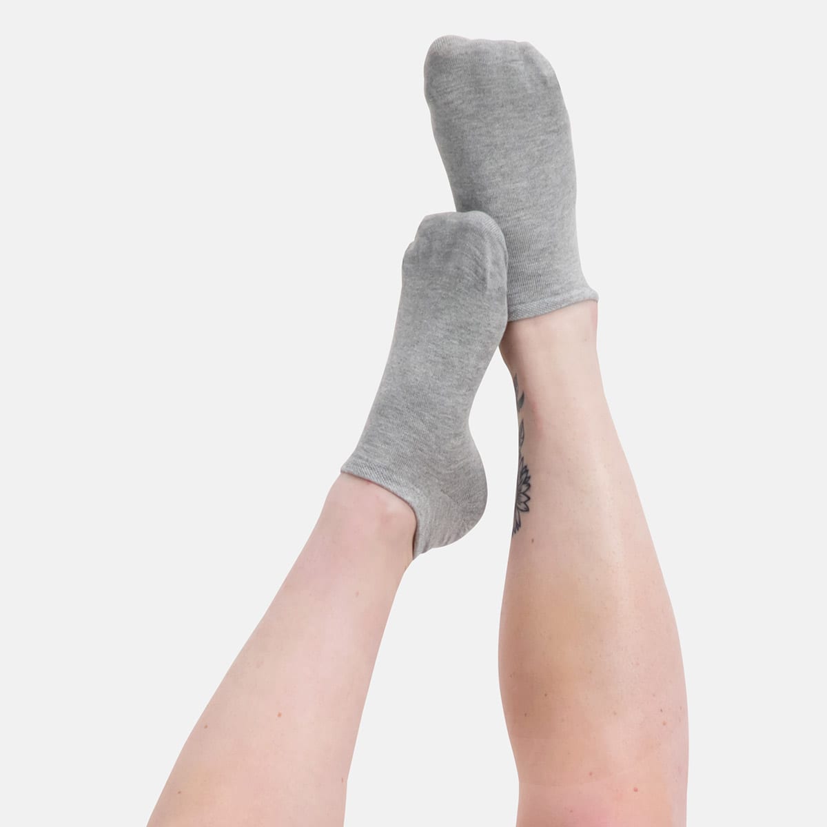 Bamboo Basics - Footies Jamie  - Grey Melange