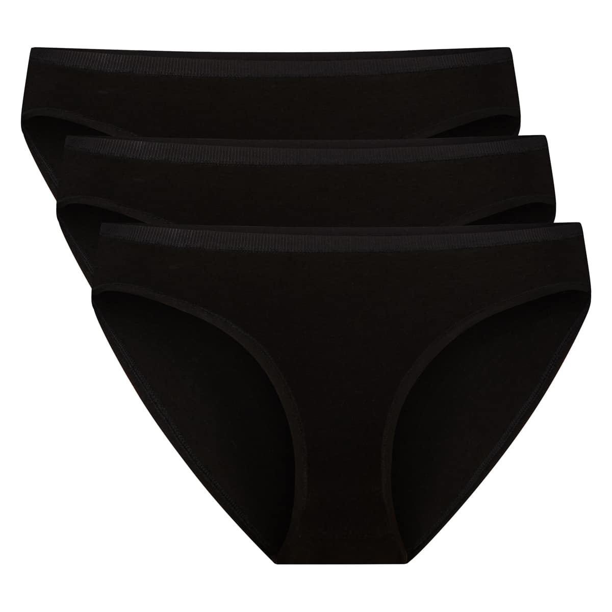Bamboo Basics Taille Slips Julia  - Zwart - pack shot
