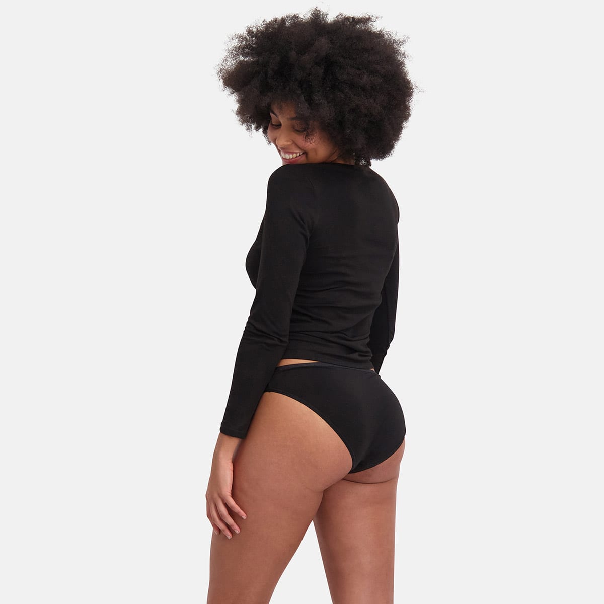 Bamboo Basics - Taille Slips Julia  - Zwart