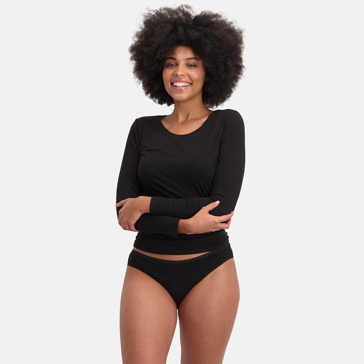 Bamboo Basics - Taille Slips Julia  - Zwart