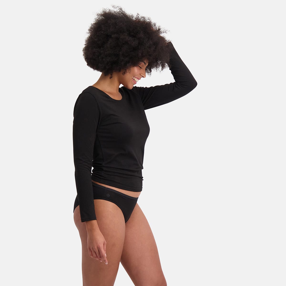 Bamboo Basics - Taille Slips Julia  - Zwart