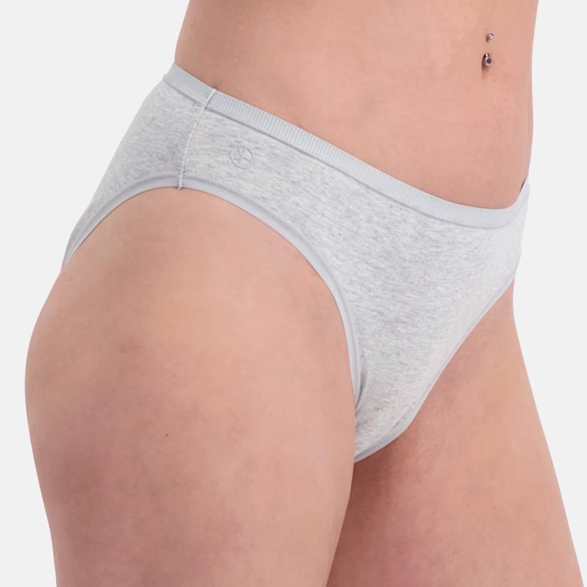 Bamboo Basics - Taille Slips Julia  - Light Grey Melange