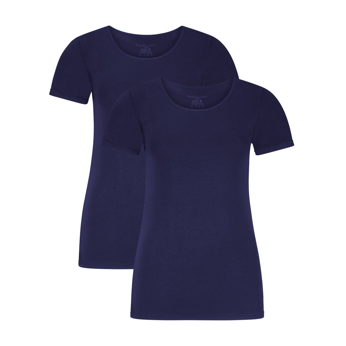 Bamboo Basics T-shirts Kate - Navy - pack shot