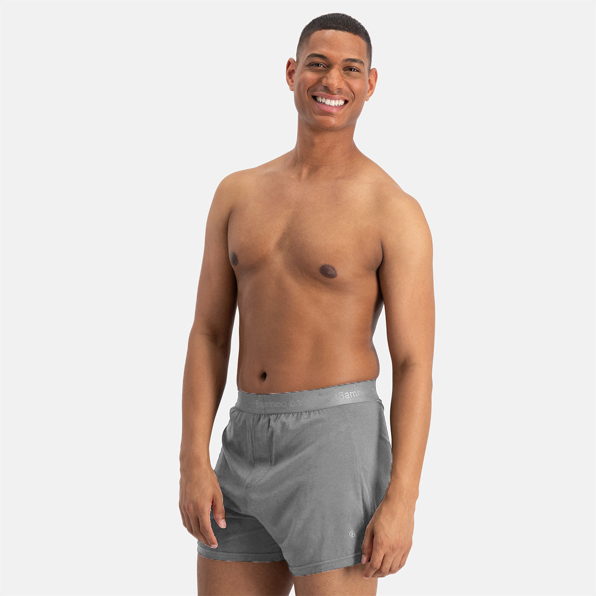 Loose Fit Boxershorts Kay (2-pack) - Bordeaux, Grijs
