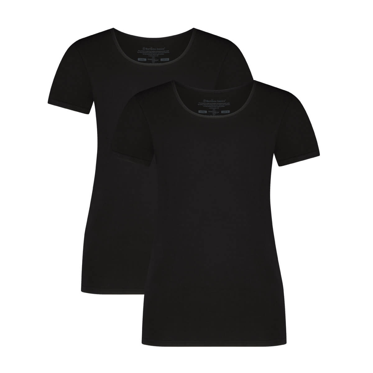 Bamboo Basics T-shirts Kyra  - Zwart - pack shot