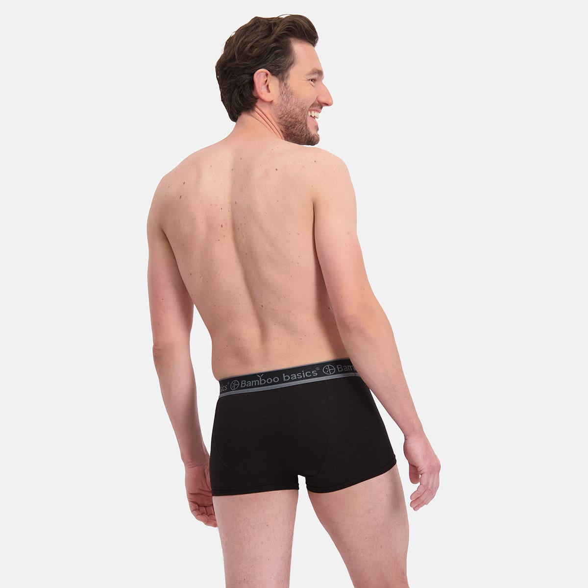 Bamboo Basics - Trunk Boxershorts Liam  - Zwart, Blauw & Navy