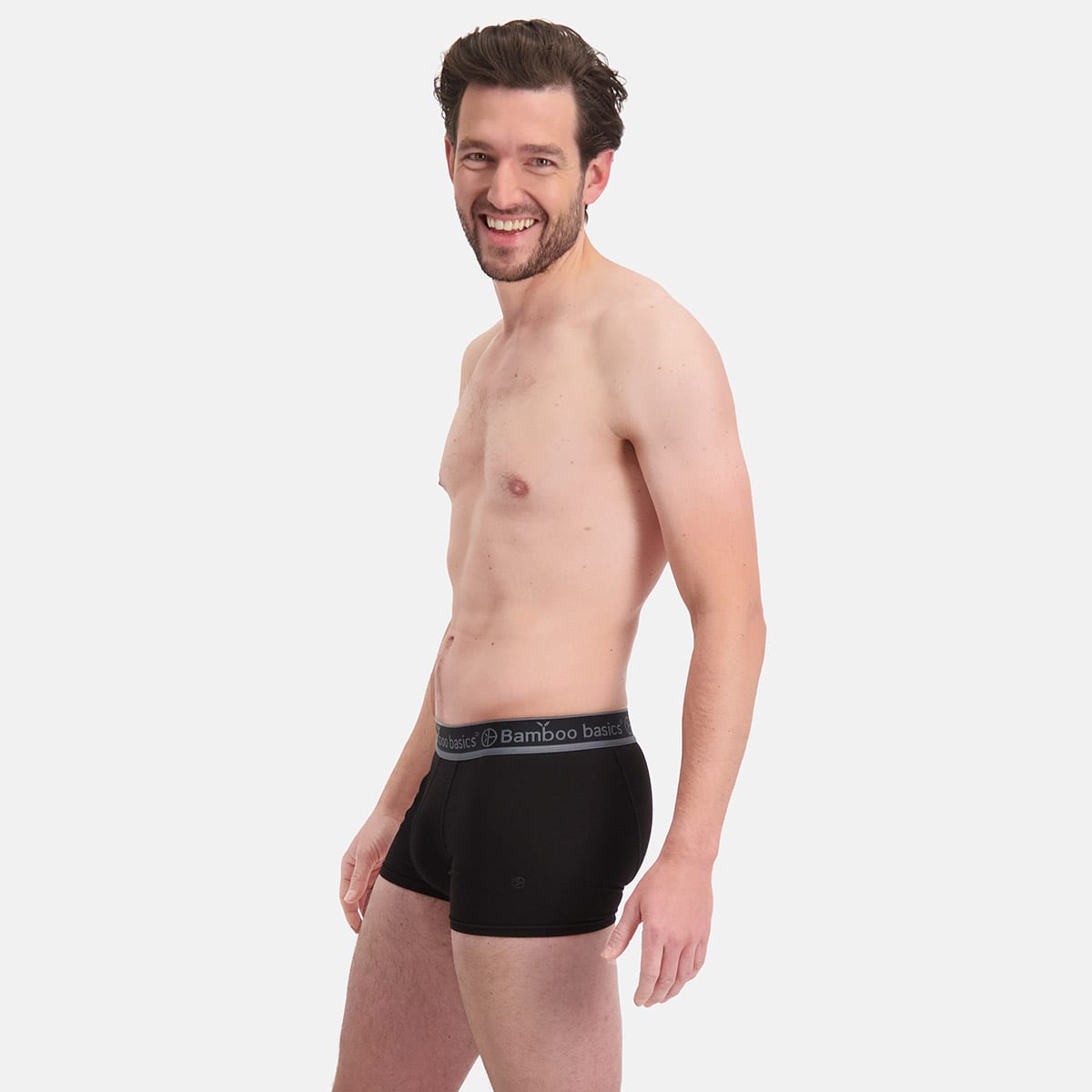 Bamboo Basics - Trunk Boxershorts Liam  - Rood, Zwart & Okergeel