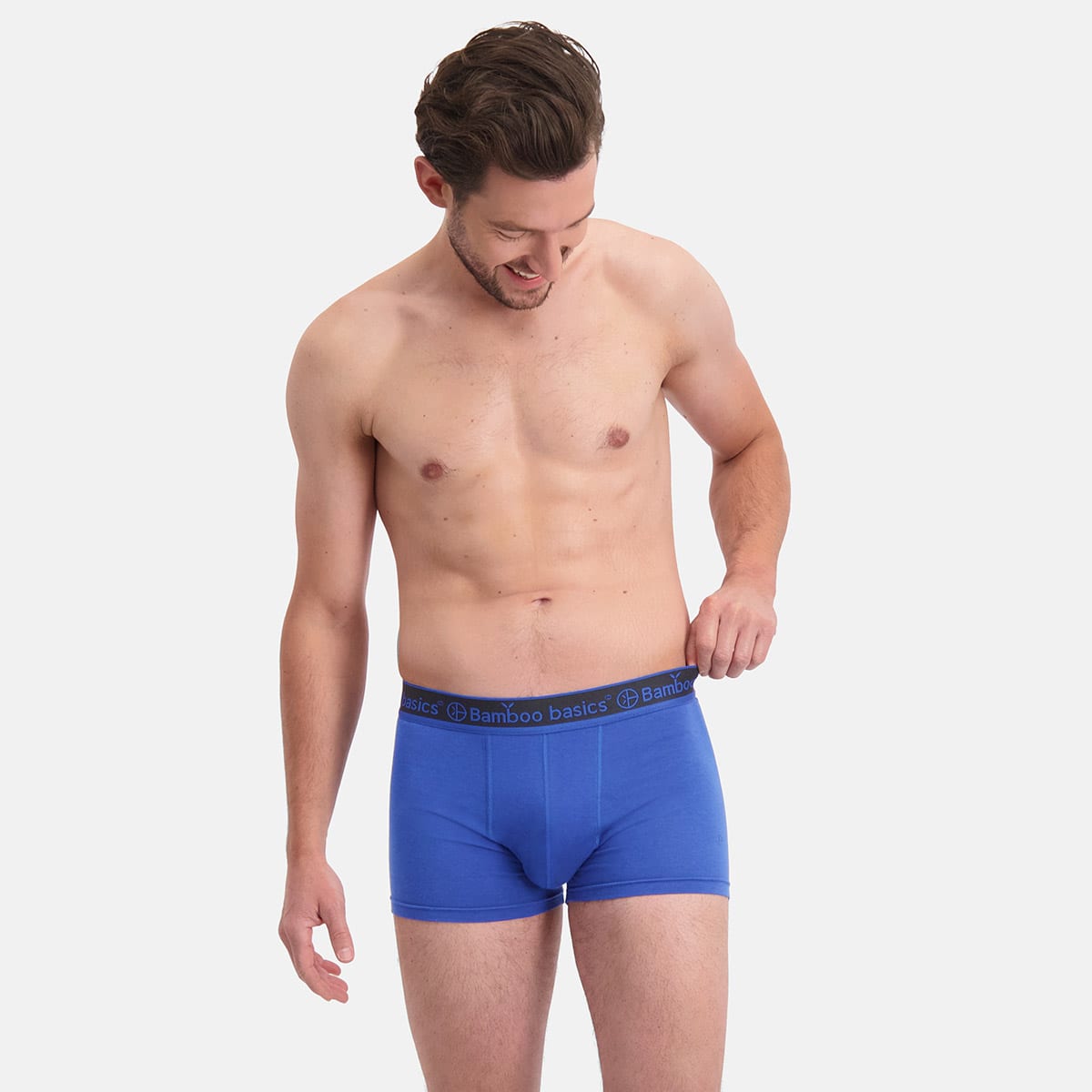 Bamboo Basics - Trunk Boxershorts Liam  - Zwart, Blauw & Navy