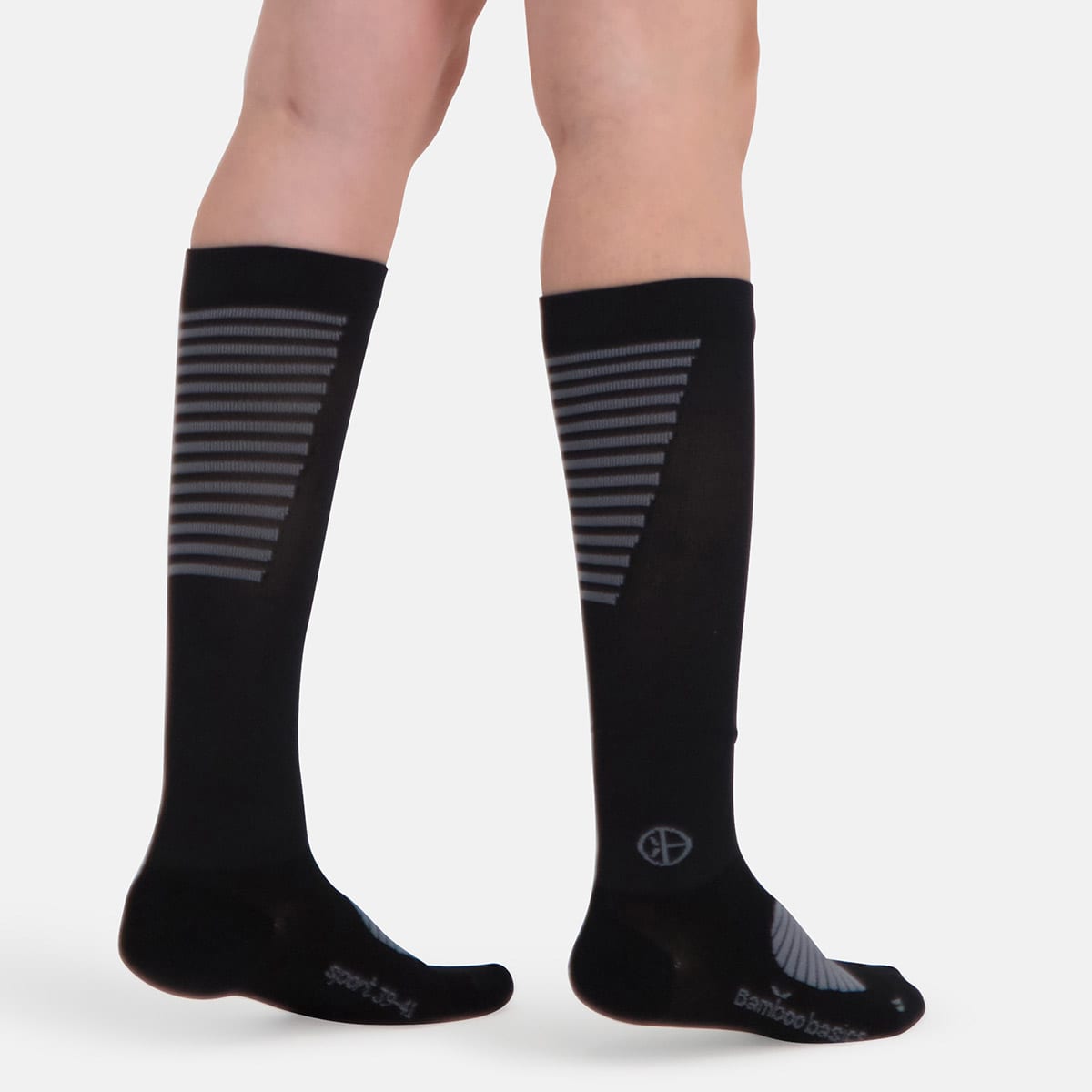 Bamboo Basics - Compressiesokken Max Sport - Zwart