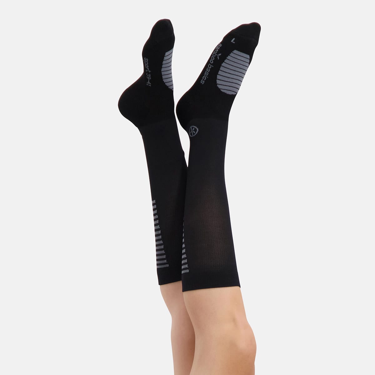 Bamboo Basics - Compressiesokken Max Sport - Zwart