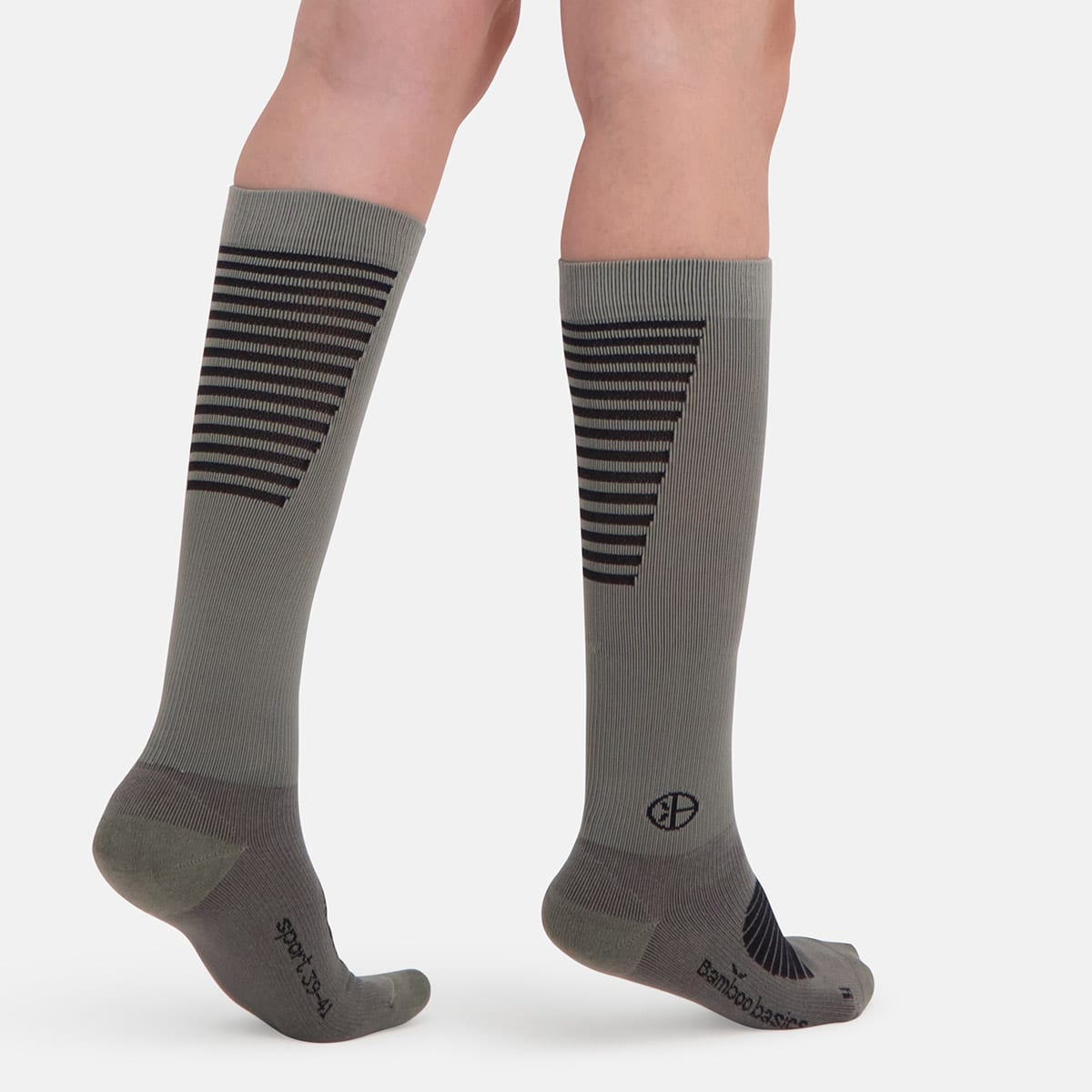 Bamboo Basics - Compressiesokken Max Sport - Grijs