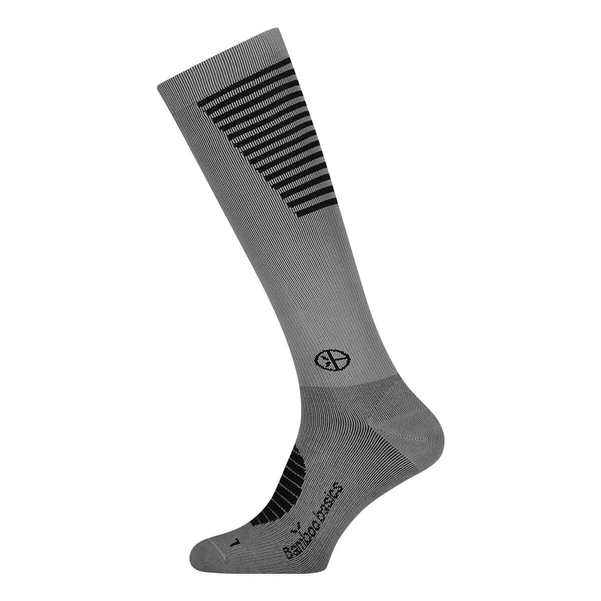 Bamboo Basics - Compressiesokken Max Sport - Grijs - pack shot