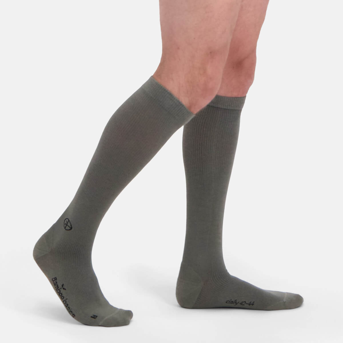 Bamboo Basics - Compressiesokken Max Daily - Grijs