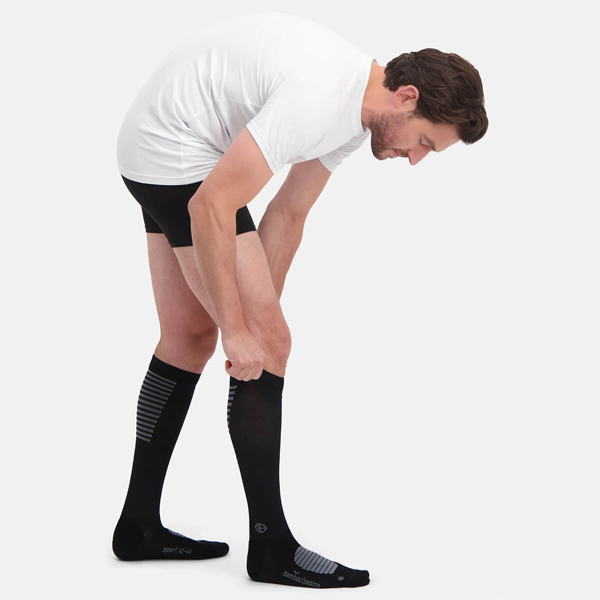 Bamboo Basics - Compressiesokken Max Sport - Zwart