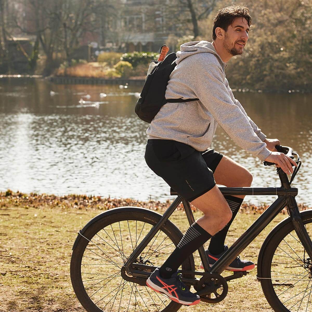 Bamboo Basics - Compressiesokken Max Sport - Zwart