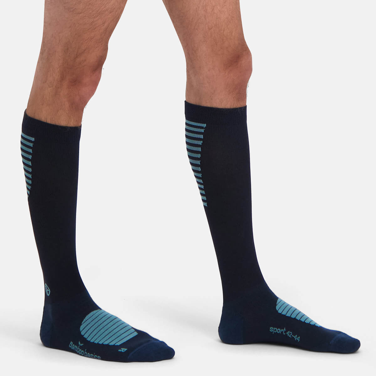 Bamboo Basics - Compressiesokken Max Sport - Blauw