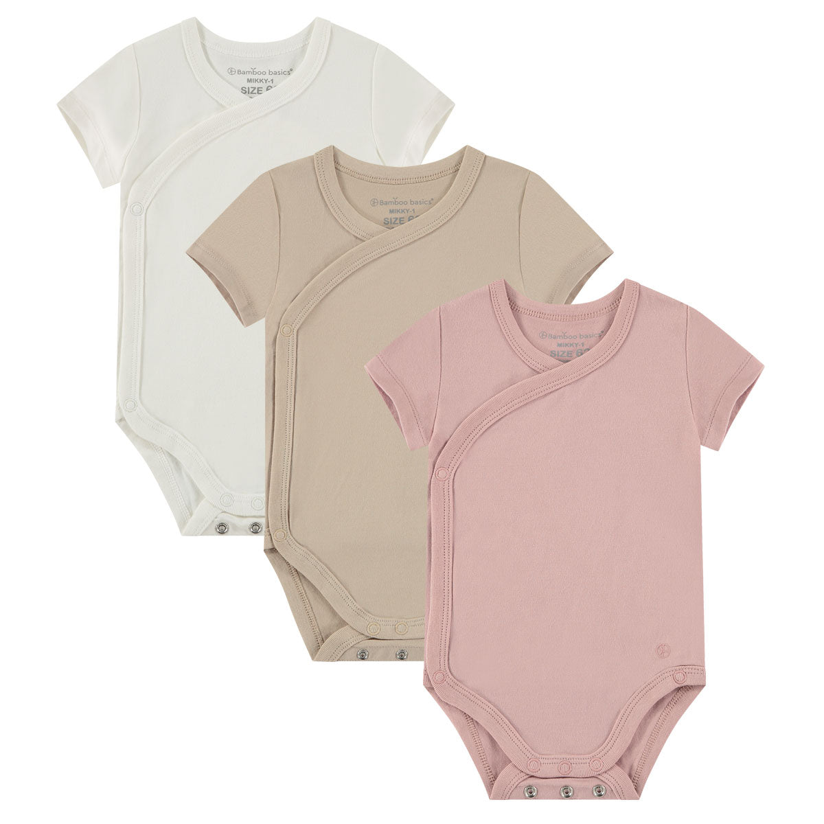 Bamboo Basics Overslagromper korte mouw pack shot