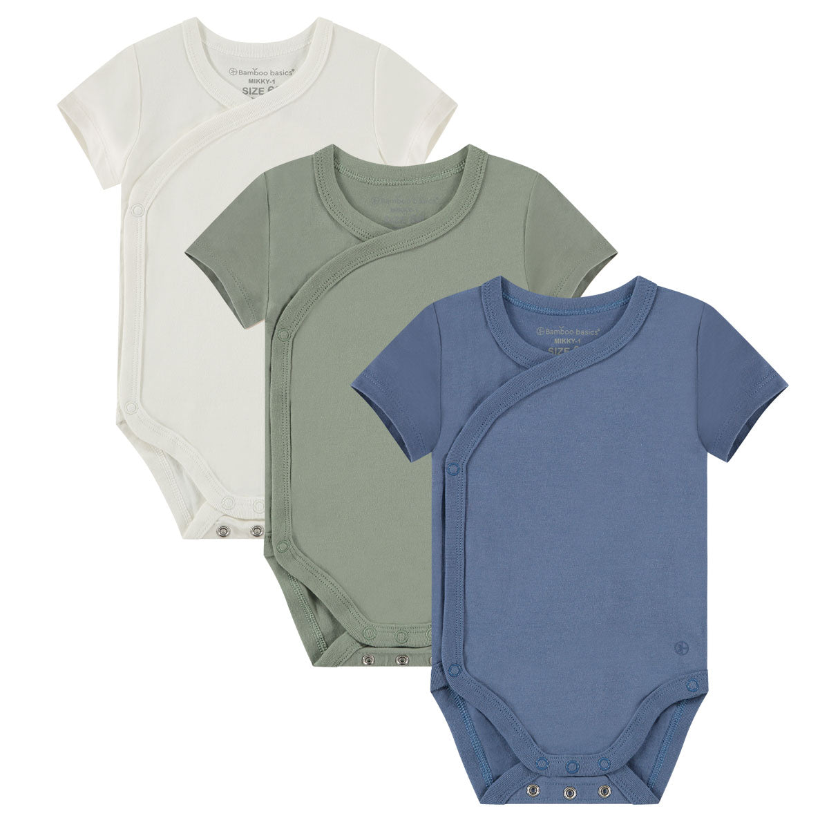 Bamboo Basics Overslagromper korte mouw pack shot