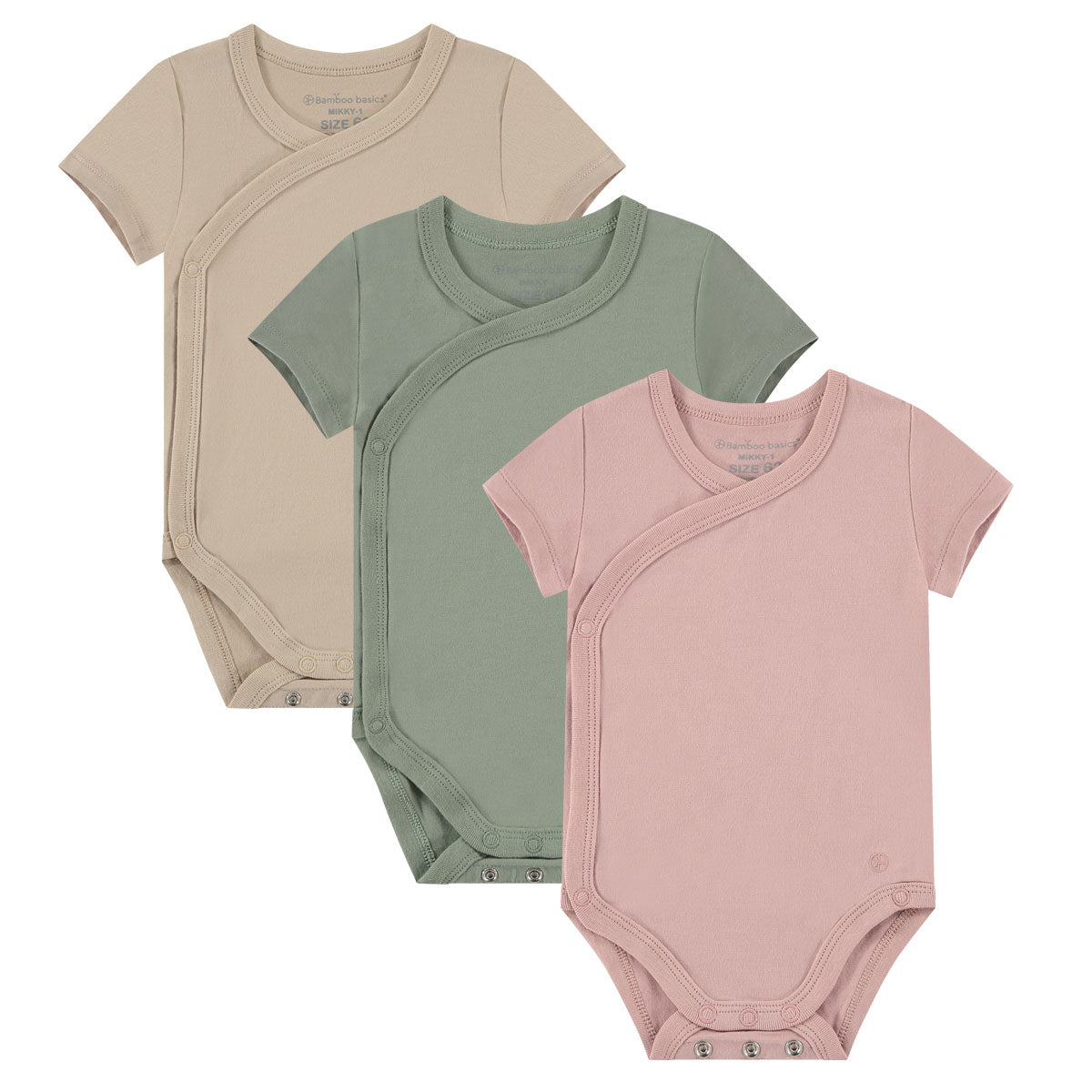 Bamboo Basics Overslagromper korte mouw pack shot